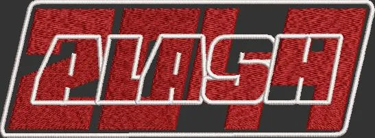 Alternative view of  ALASH Bold Stylized Text Patch 