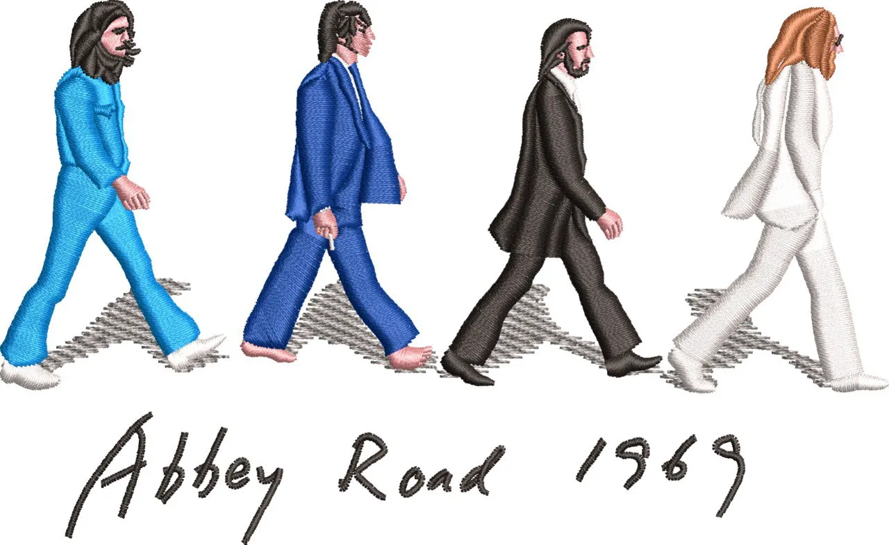 Alternative view of  Abbey Road Inspired Embroidered Walk 