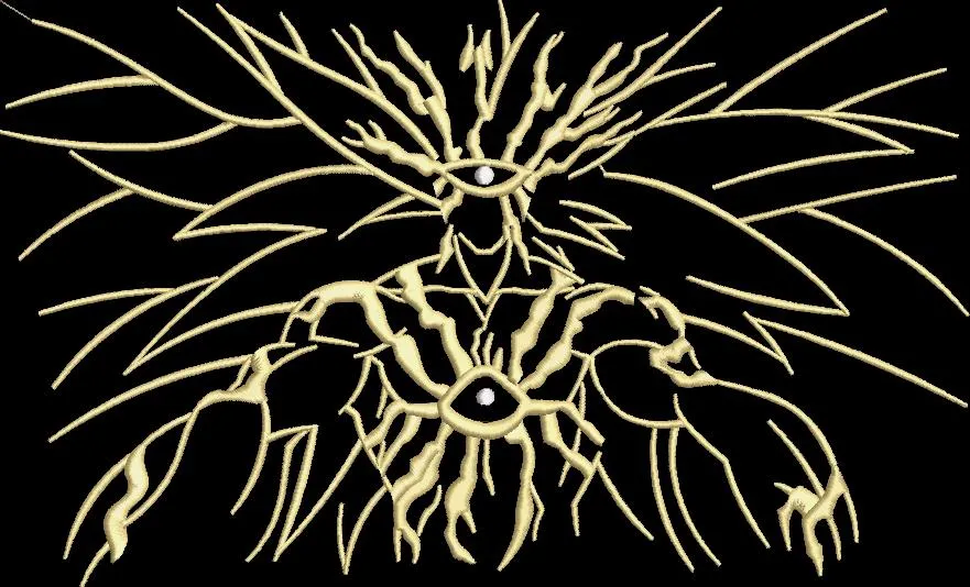 Alternative view of  Abstract Eye Monster with Electric Veins 