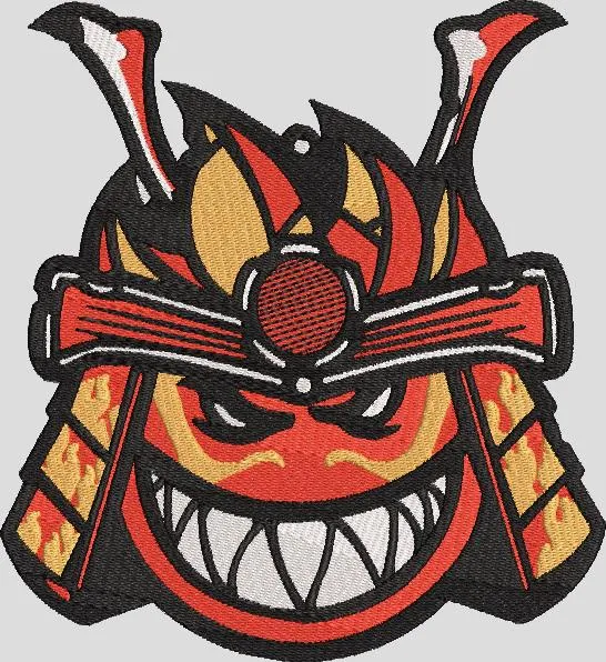 Alternative view of  Angry Samurai Emoji Patch 