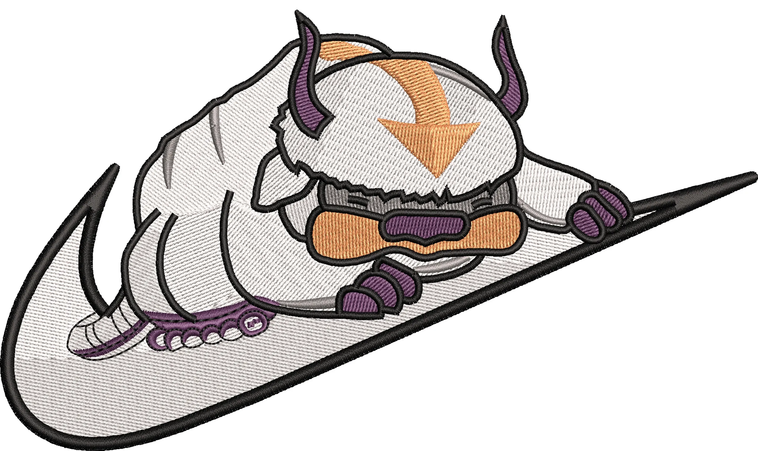 Alternative view of  Appa Snowboarding in Nike Swoosh Shape 