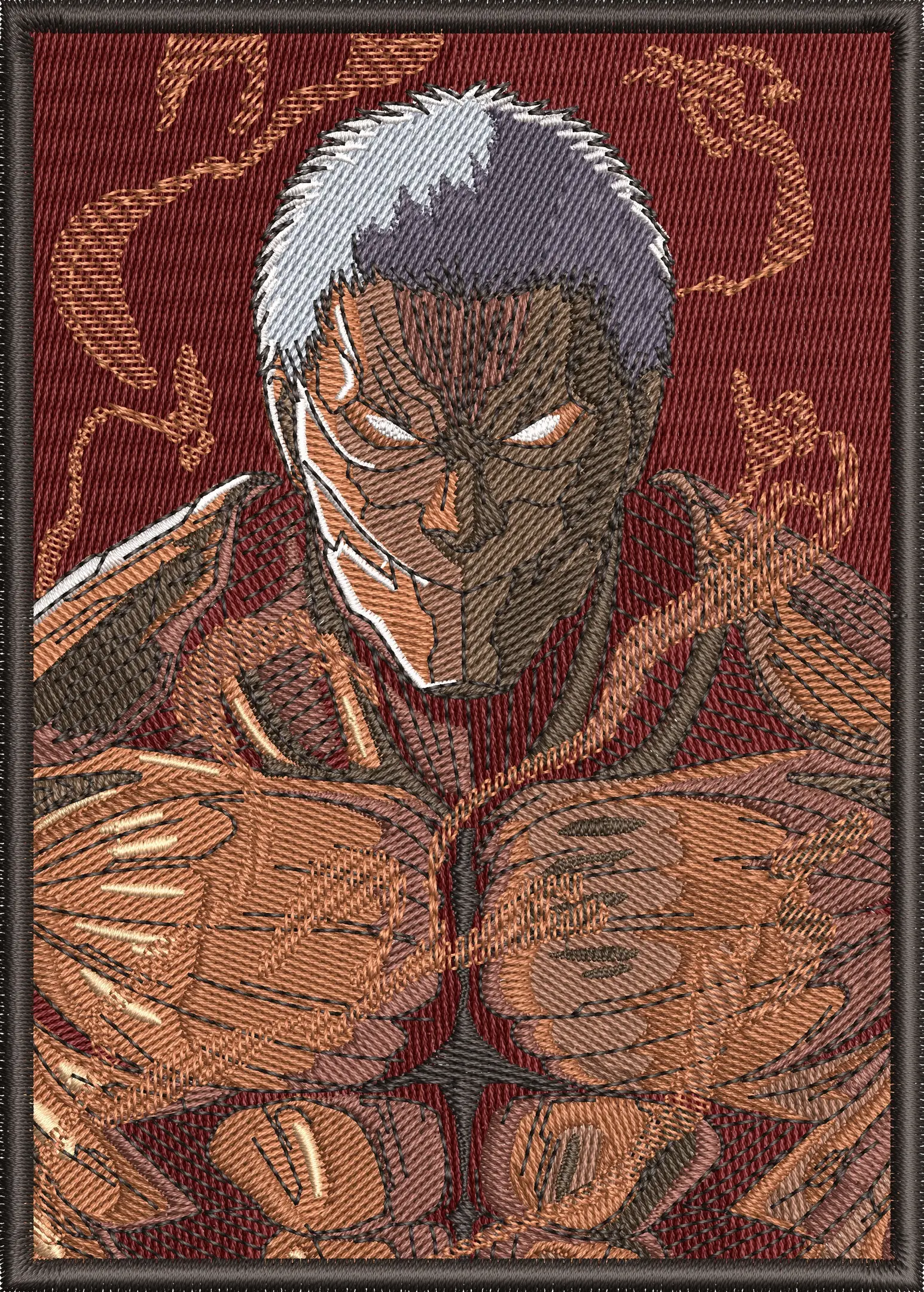 Alternative view of  Armored Titan Embroidered Patch Style 