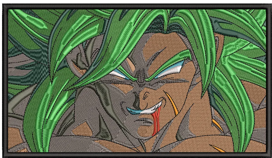 Alternative view of  Broly Super Saiyan Embroidered Patch 