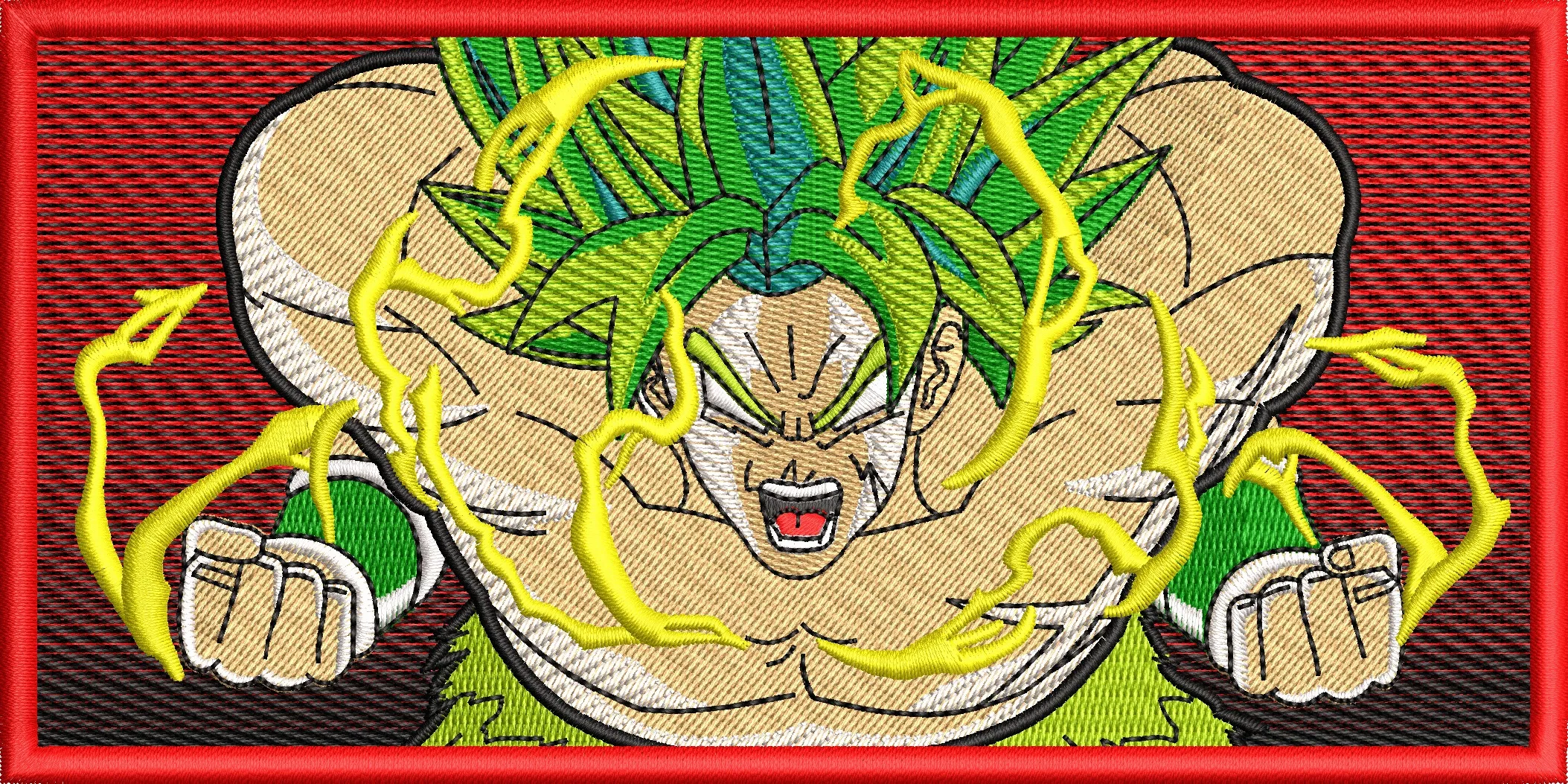 Alternative view of  Broly Super Saiyan Power Embroidered Patch 