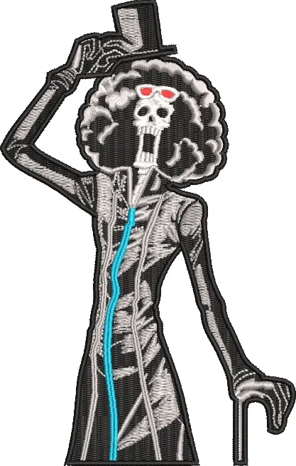 Alternative view of  Brook from One Piece Skeleton Musician 