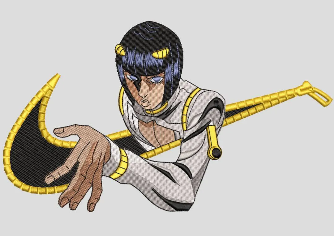 Alternative view of  Bruno Bucciarati with Zipper Motif Embroidery 