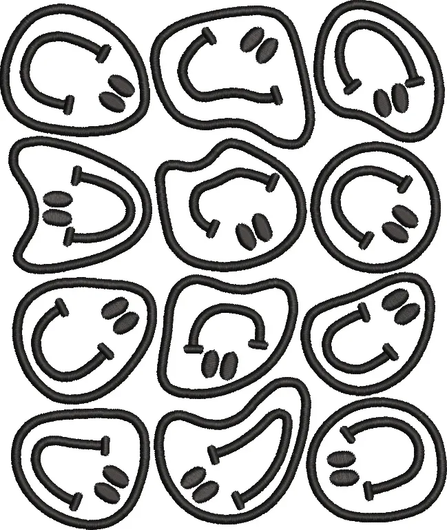 Alternative view of  Cartoon Cow Nose Patterns Repeating 