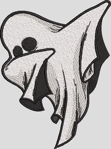 Alternative view of  Cartoon Ghost Patch 