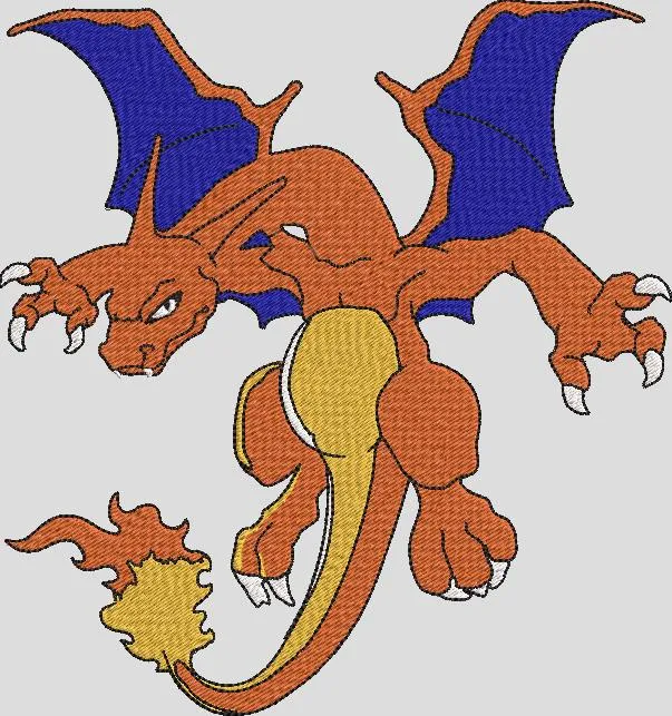 Alternative view of  Charizard Embroidered Style 