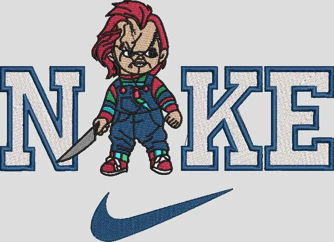 Alternative view of  Chucky with Nike Branding 