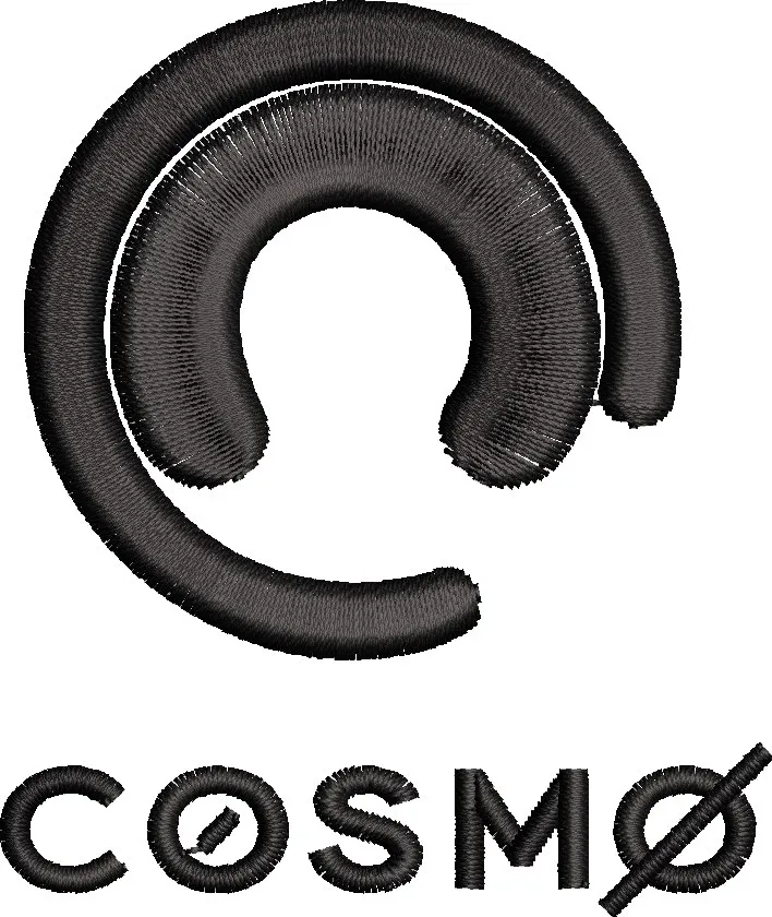 Alternative view of  Cosmo Embroidered Minimal Black Logo 