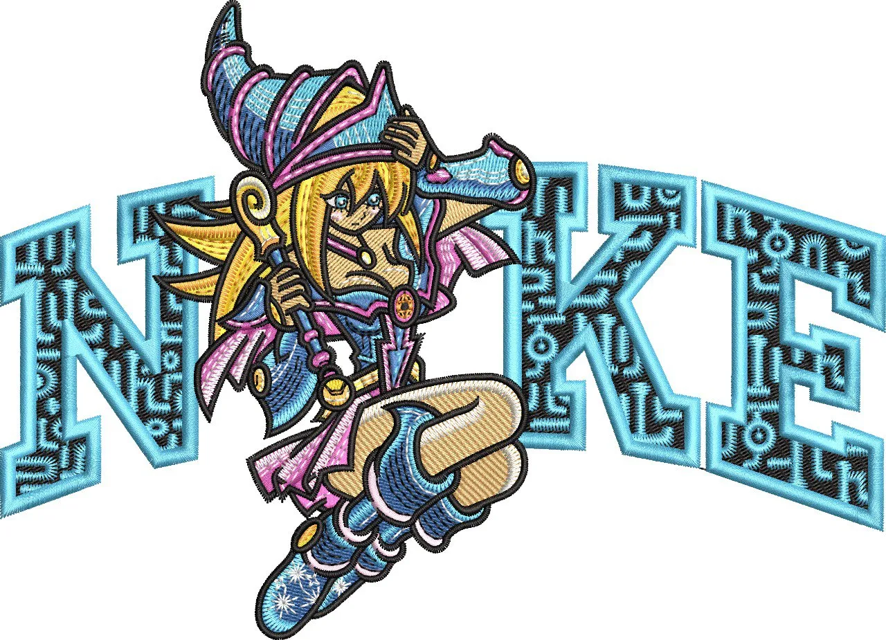 Alternative view of  Dark Magician Girl with Nike Logo 
