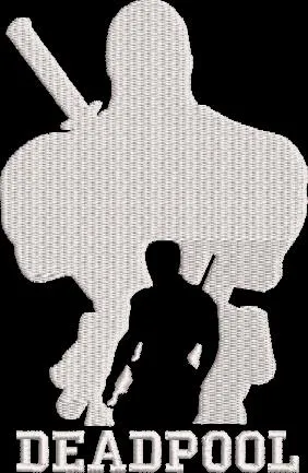 Alternative view of  Deadpool Silhouette Dual Layer Design 