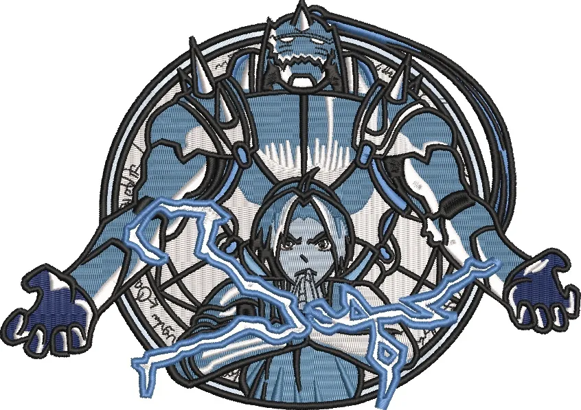 Alternative view of  Edward and Alphonse Elric Transmutation Circle 