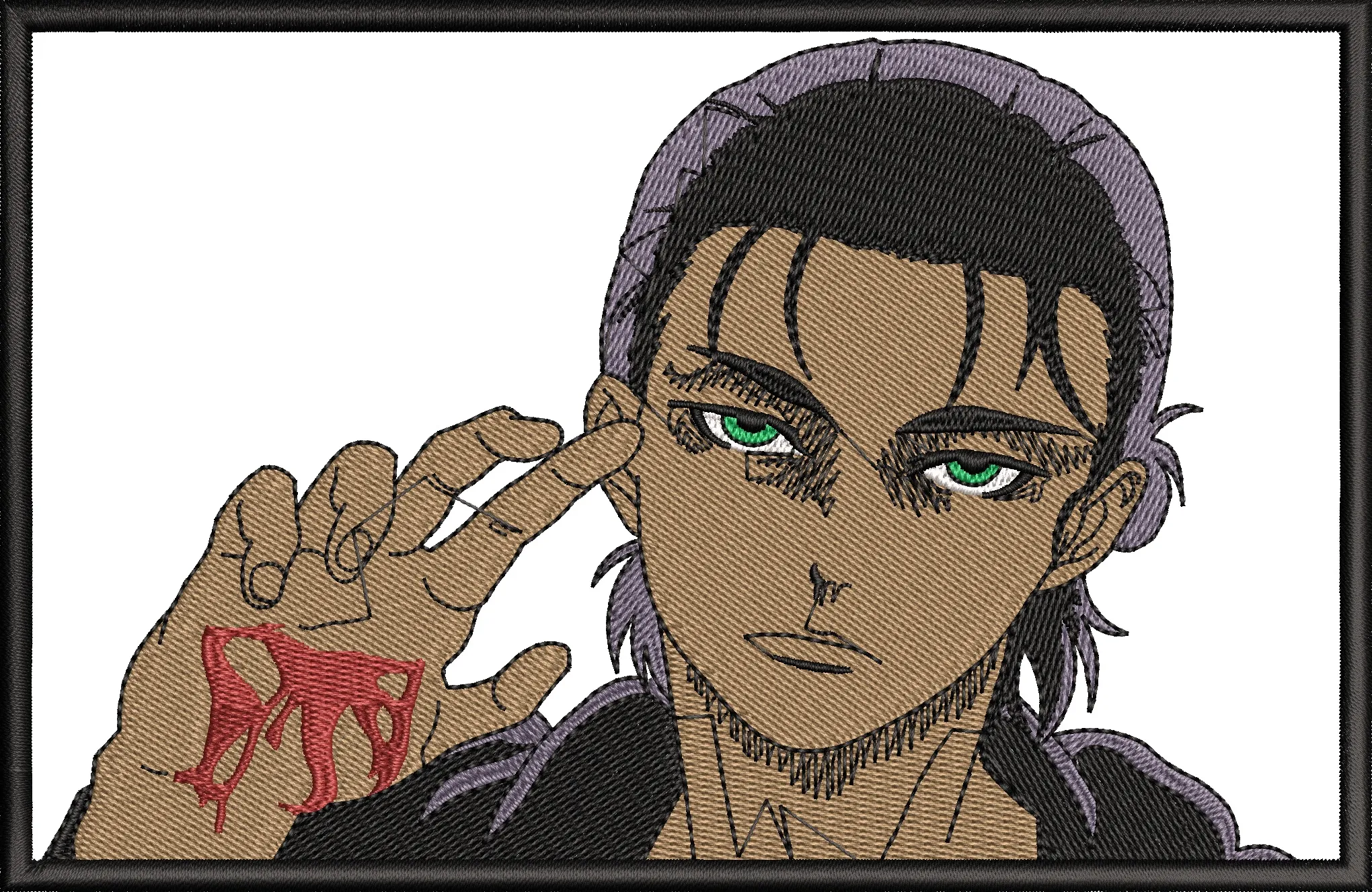 Alternative view of  Eren Yeager with Bloody Hand Attack on Titan 