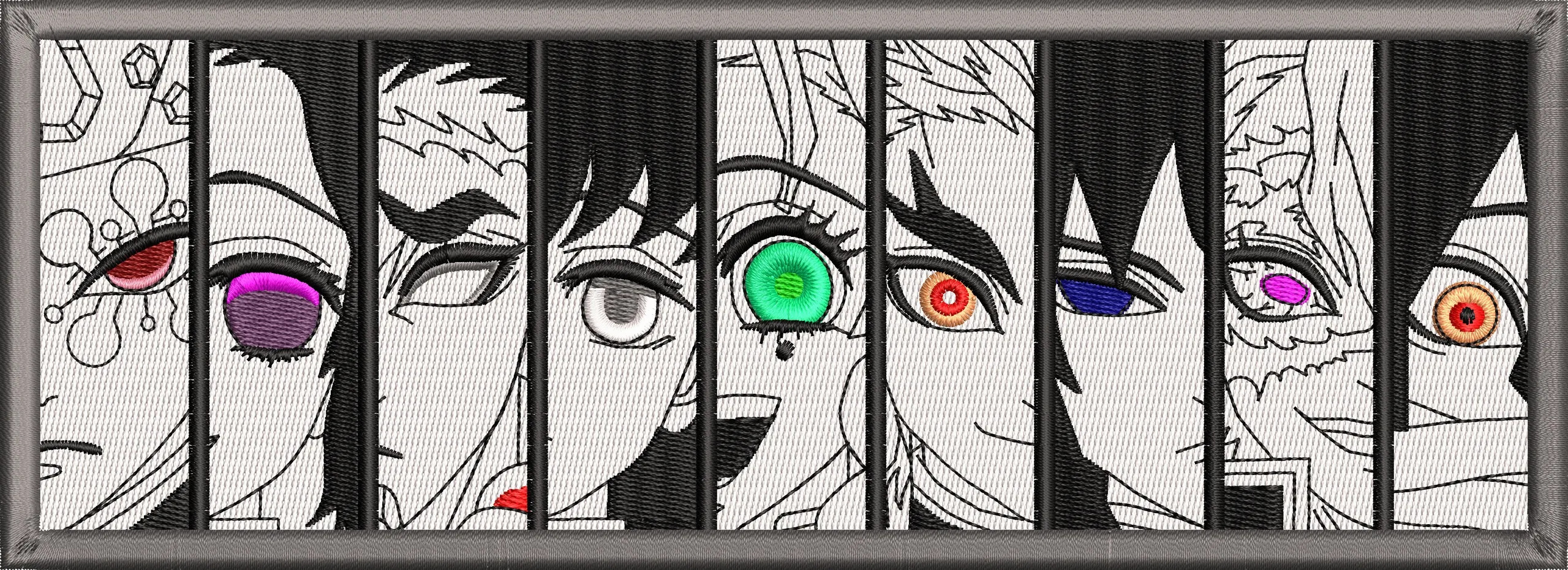 Alternative view of  Eyes of Major Naruto Characters 