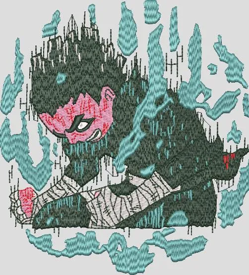 Alternative view of  Gaara Chakra Mode Embroidery 