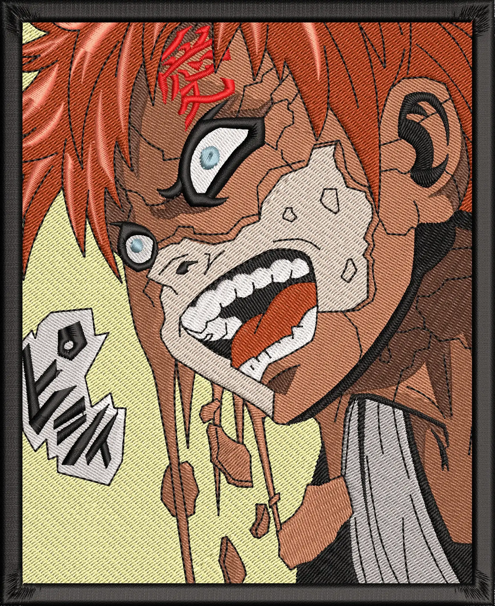 Alternative view of  Gaara Sand Burst Embroidered Patch Style 