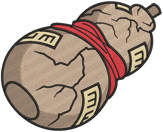 Alternative view of  Gaara Sand Gourd from Naruto 