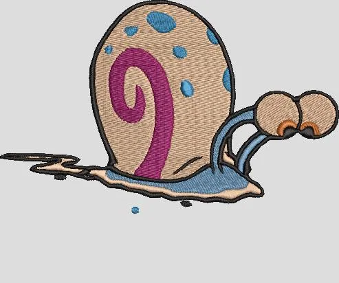 Alternative view of  Gary the Snail Embroidery Style 