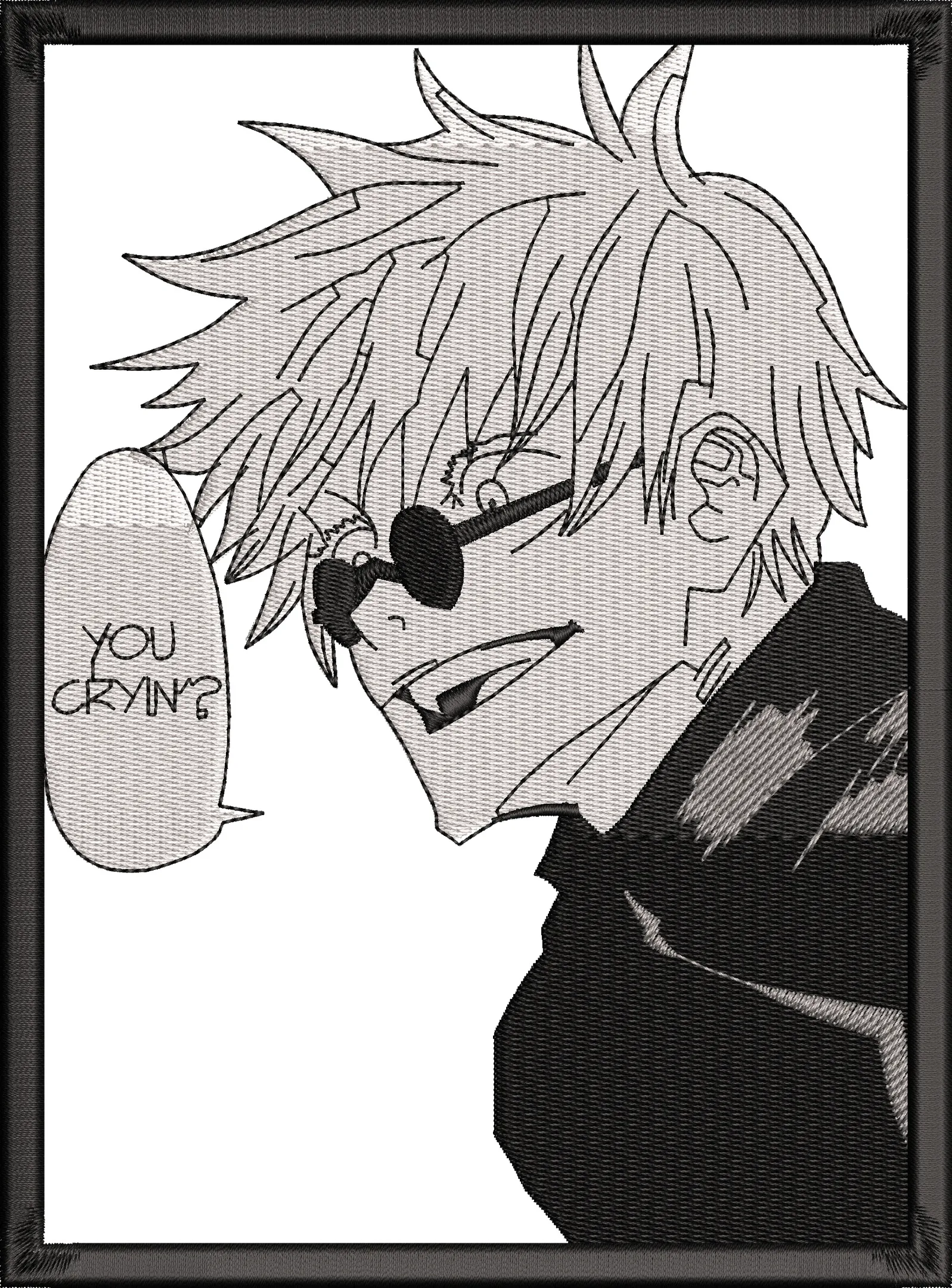 Alternative view of  Gojo Satoru You Cryin Manga Panel 