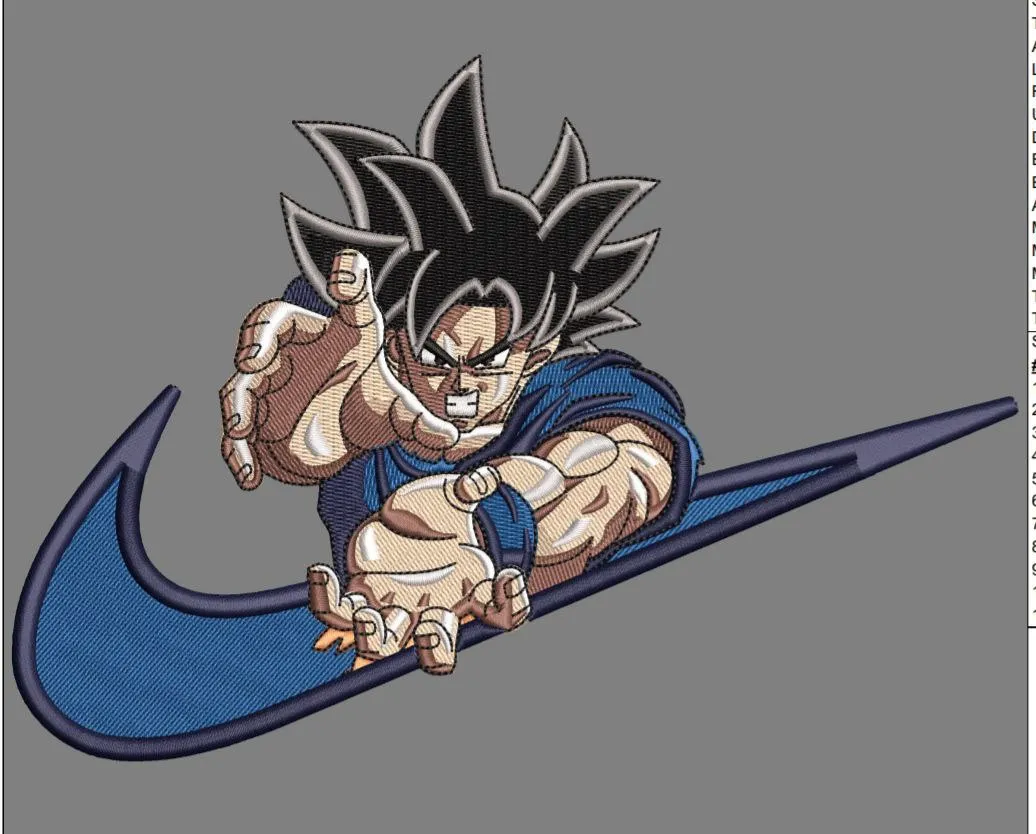 Alternative view of  Goku with Nike Swoosh Embroidery 