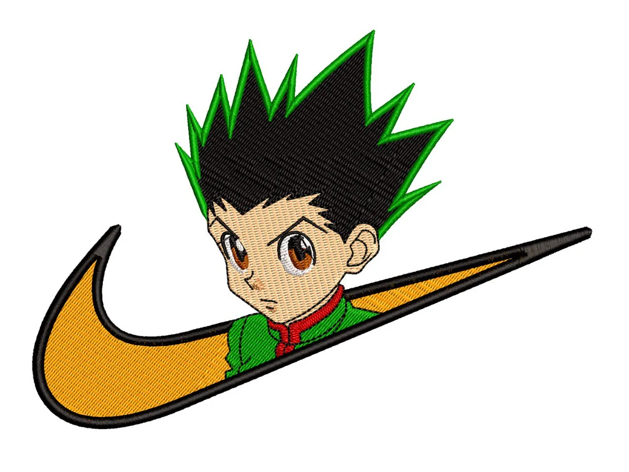 Alternative view of  Gon Freecss in Nike Swoosh Embroidery 