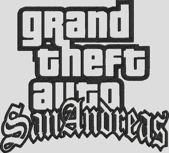 Alternative view of  Grand Theft Auto San Andreas Logo 