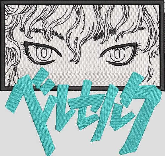 Alternative view of  Griffith Eyes Berserk Patch 
