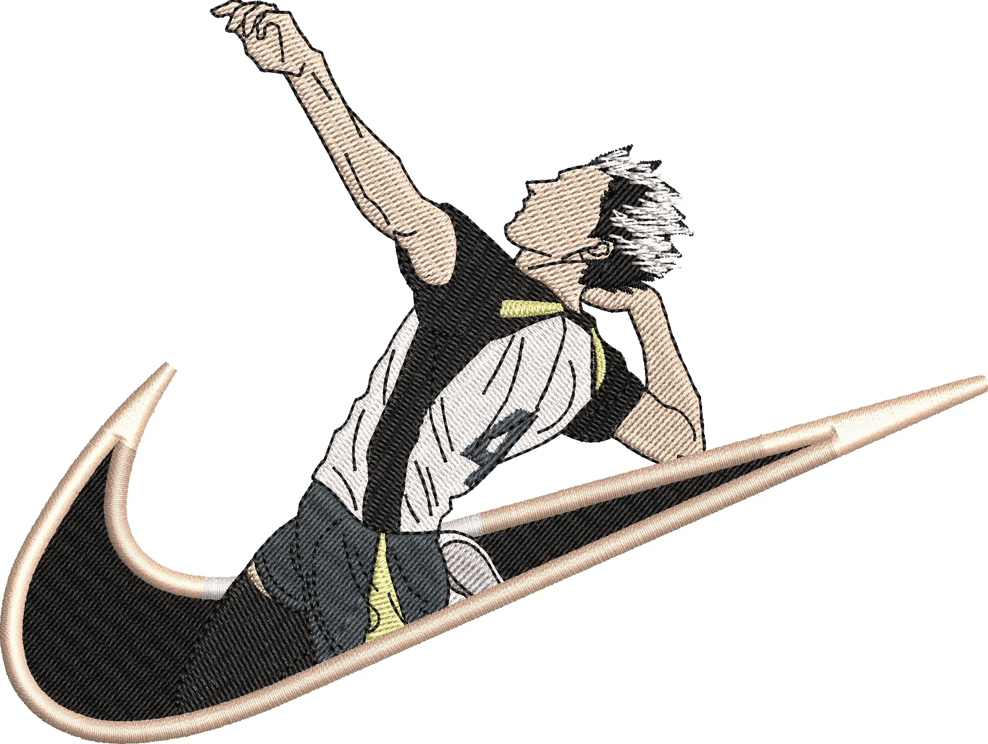 Alternative view of  Haikyuu Bokuto in Nike Swoosh 