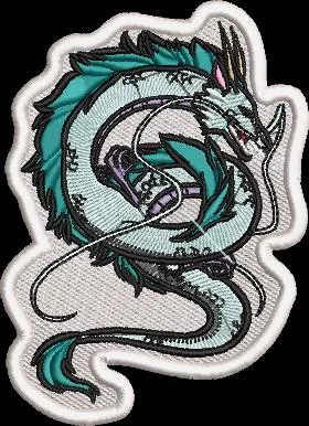 Alternative view of  Haku Spirited Away Embroidered Patch 