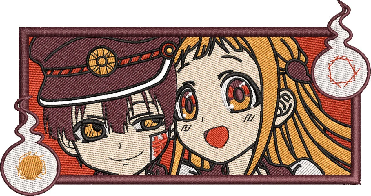 Alternative view of  Hanako Kun and Nene Yashiro Patch 