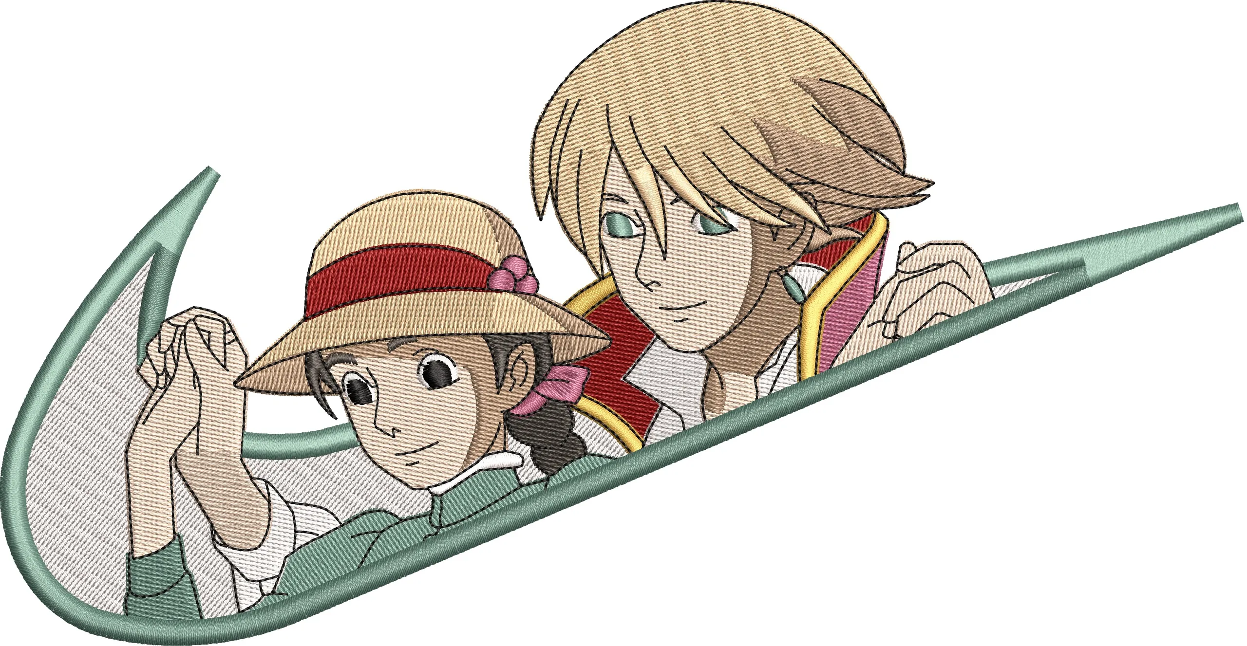 Alternative view of  Howl and Sophie in Nike Swoosh 