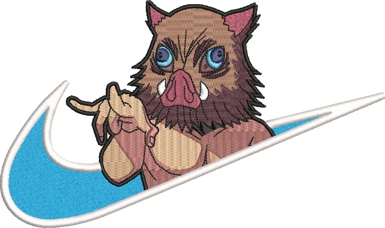 Alternative view of  Inosuke Hashibira on Nike Swoosh 