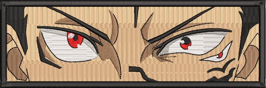 Alternative view of  Intense Red Eyed Anime Gaze 