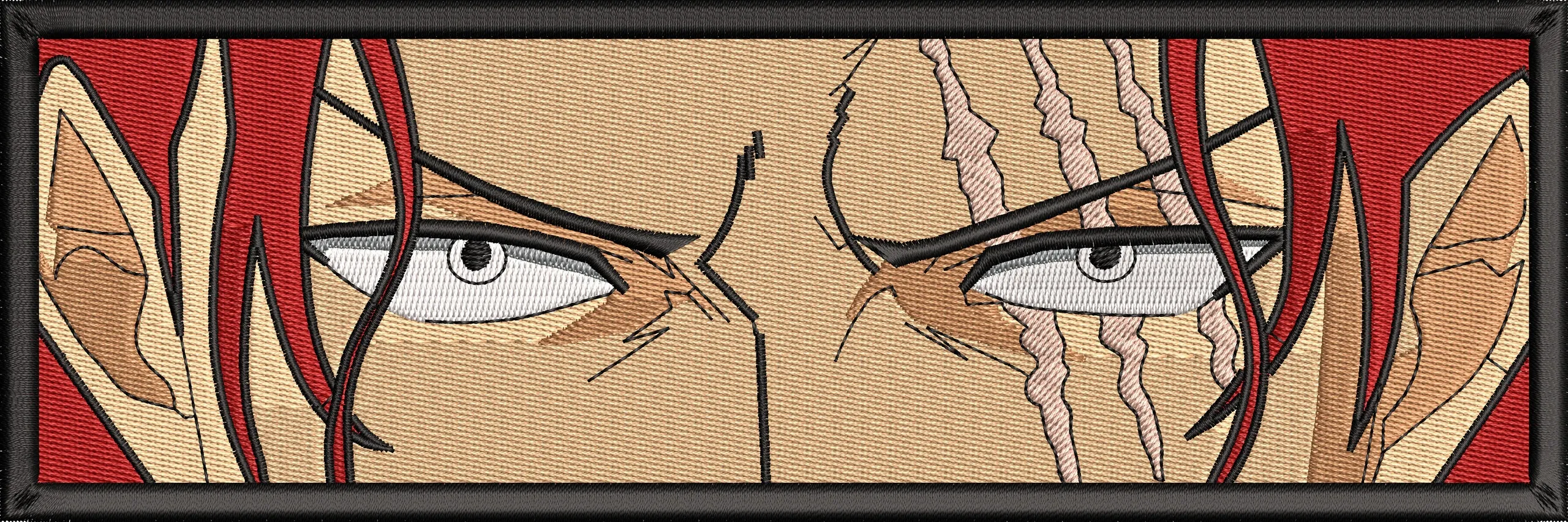 Alternative view of  Intense Red Haired Character Eyes Closeup 