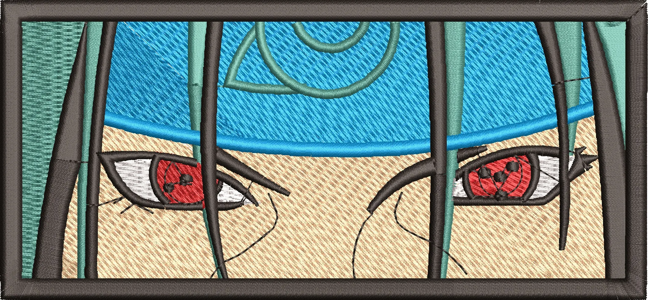 Alternative view of  Itachi Uchiha Sharingan Eyes Embroidery 
