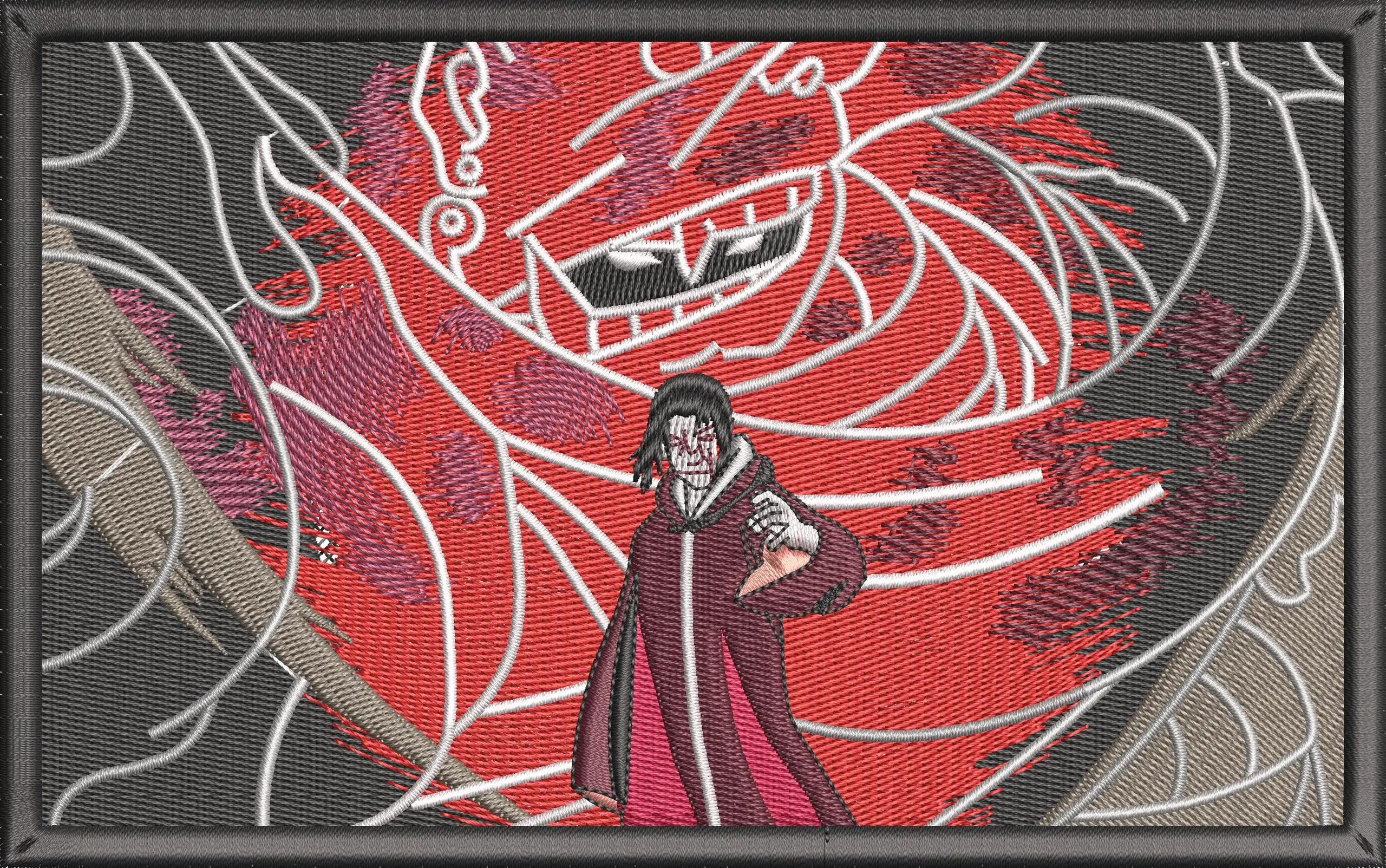 Alternative view of  Itachi Uchiha with Red Susanoo Embroidered Patch 