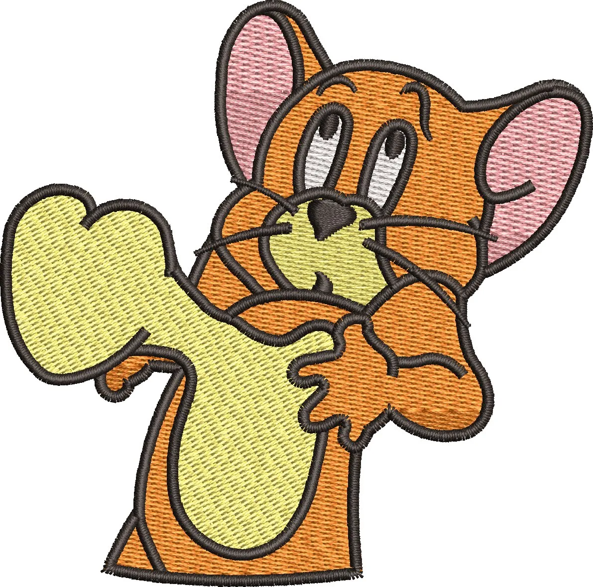 Alternative view of  Jerry Embroidered Holding Cheese 