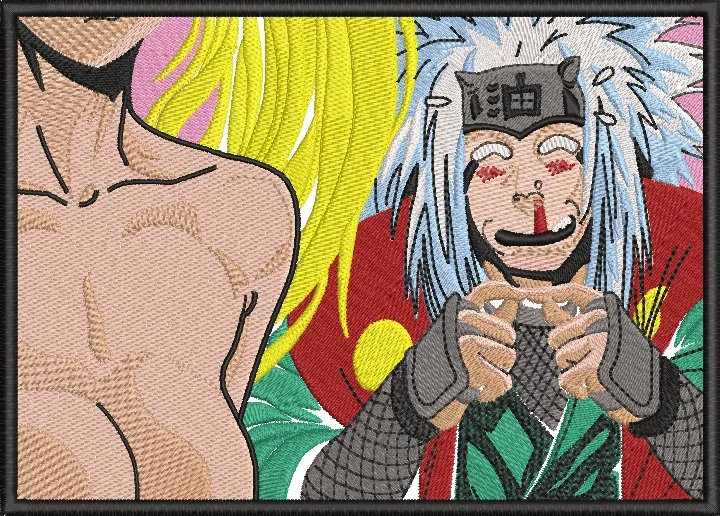 Alternative view of  Jiraiya Embroidered with Female Silhouette 