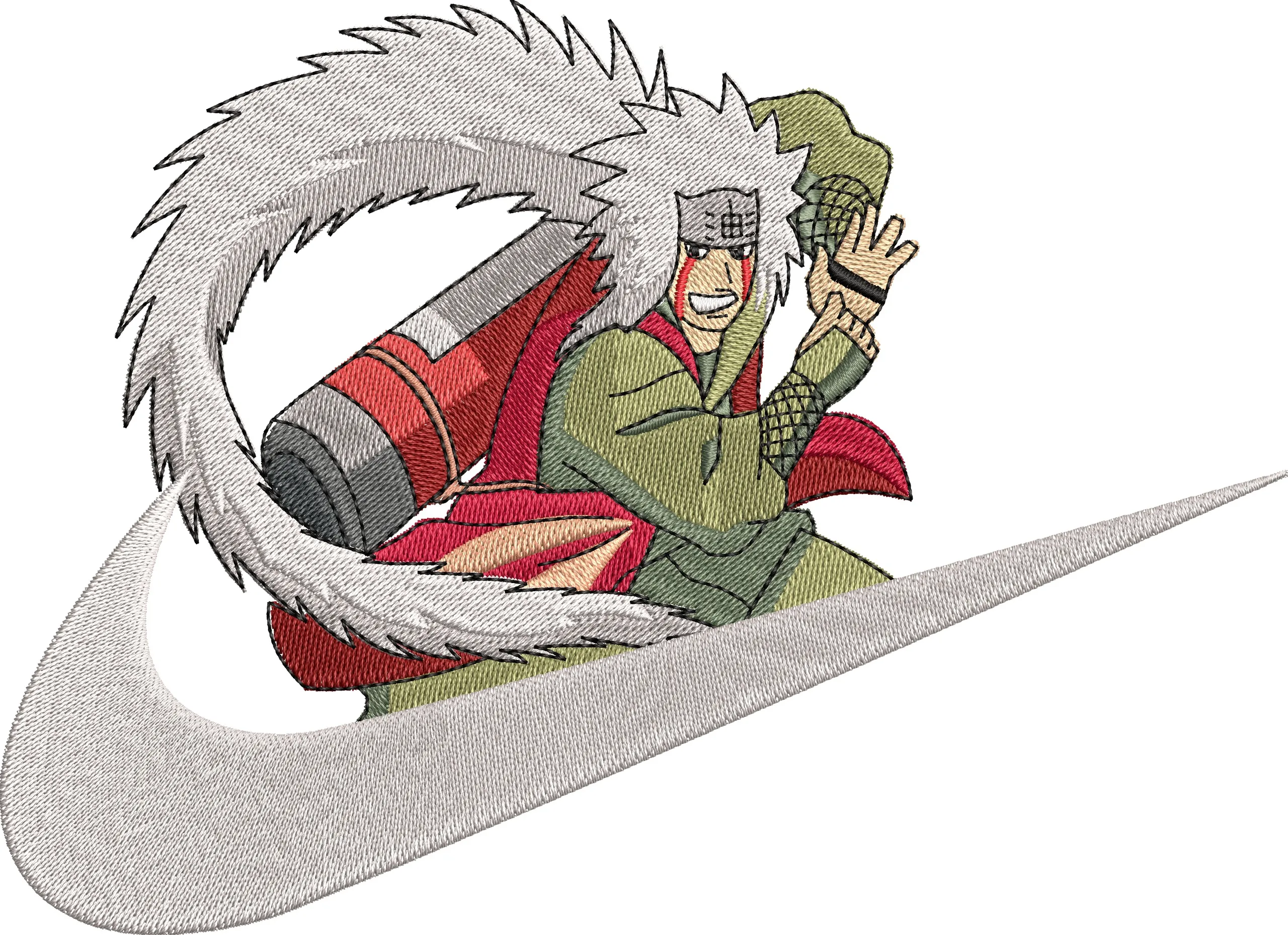 Alternative view of  Jiraiya in Nike Swoosh Embroidery 
