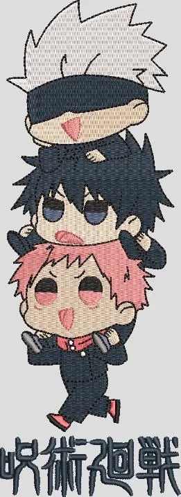 Alternative view of  Jujutsu Kaisen Chibi Trio Stack 