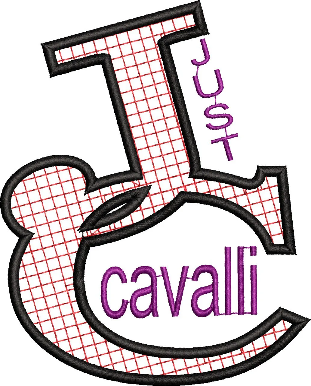 Alternative view of  Just Cavalli Grid Letter Logo 