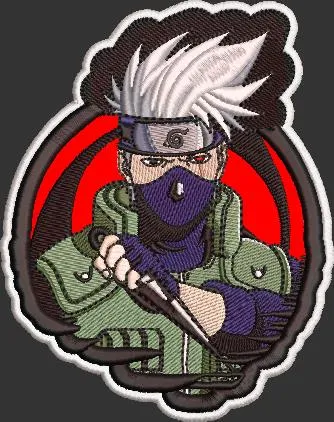 Alternative view of  Kakashi Hatake with Kunai Patch 