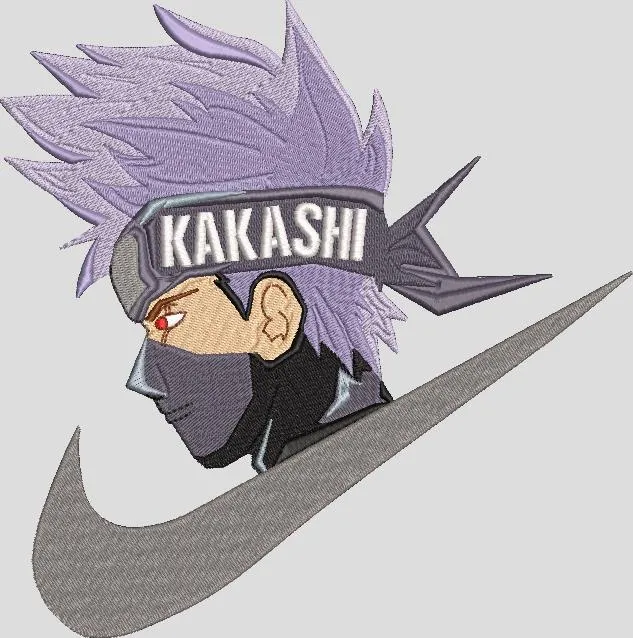 Alternative view of  Kakashi Hatake with Nike Swoosh 