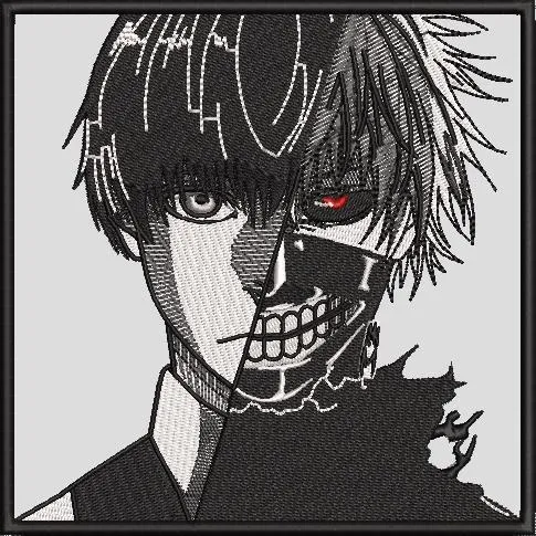 Alternative view of  Kaneki Ken Split Face Mask 