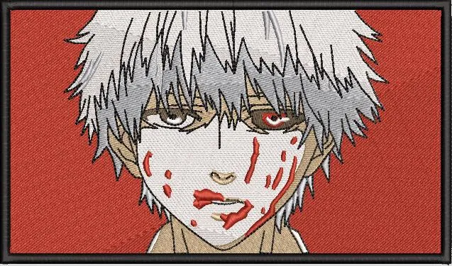 Alternative view of  Kaneki Ken with Blood Splatter 