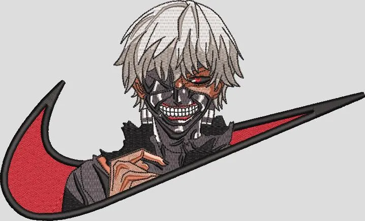 Alternative view of  Kaneki Ken with Nike Logo 