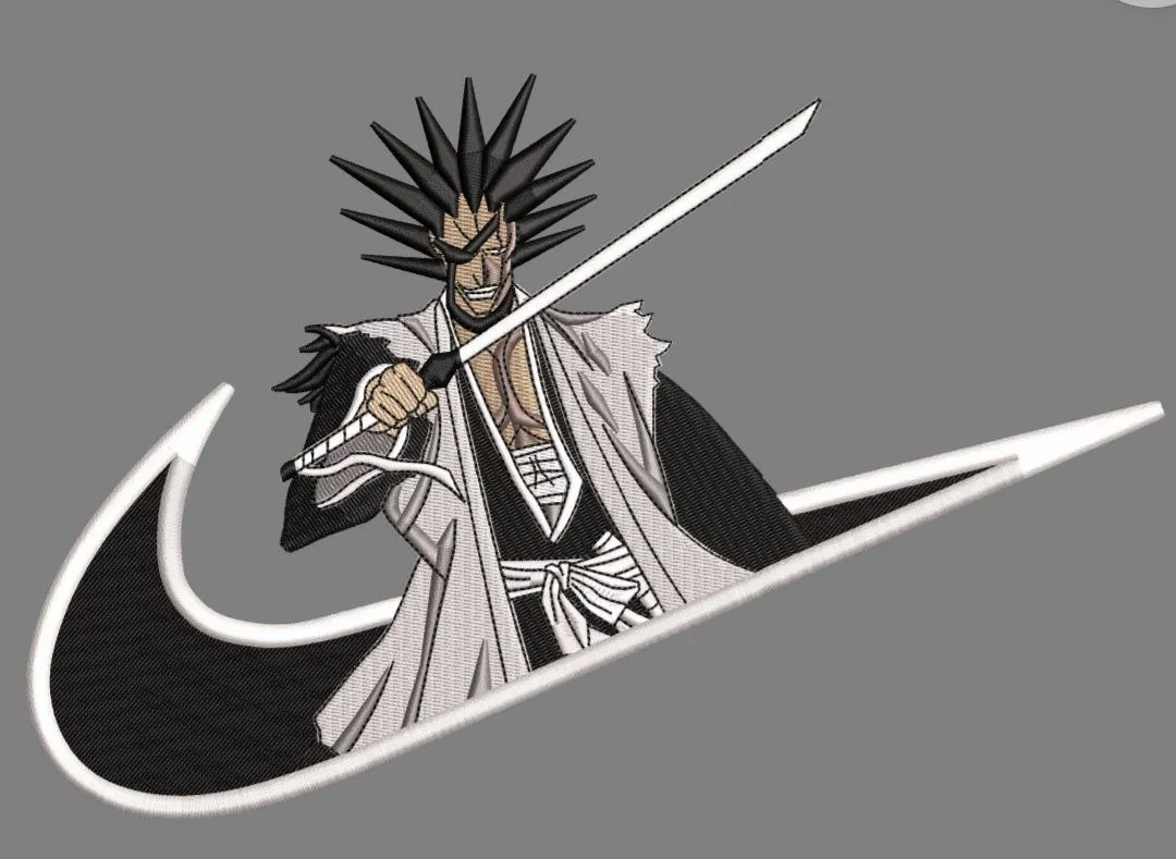 Alternative view of  Kenpachi Zaraki with Nike Swoosh 