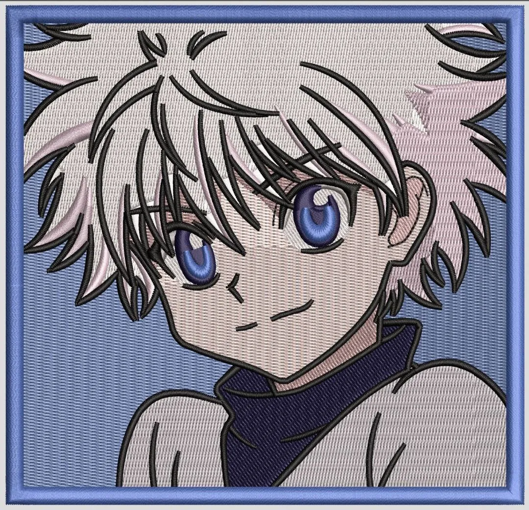 Alternative view of  Killua Zoldyck Embroidered Portrait 